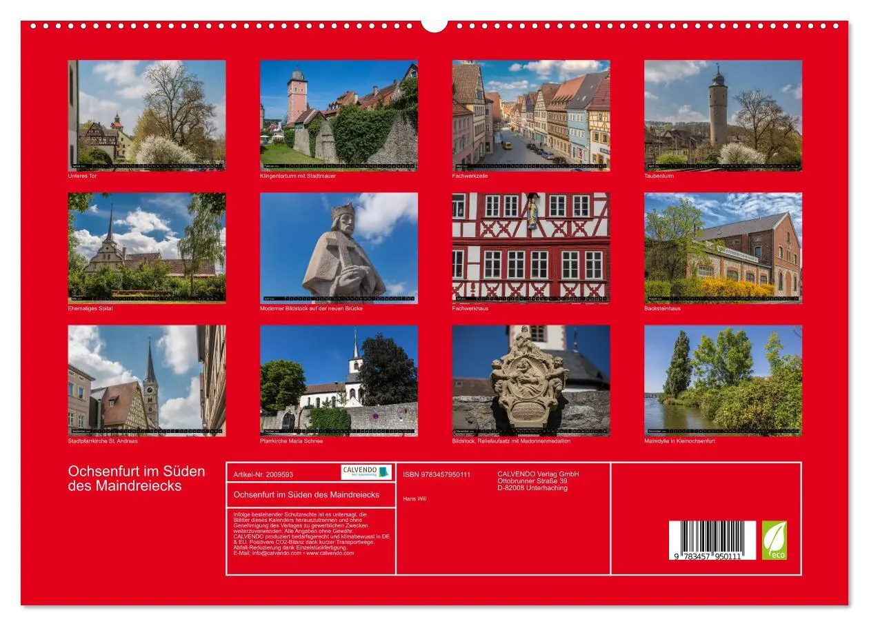 Bild: 9783457950111 | Ochsenfurt im Süden des Maindreiecks (hochwertiger Premium...