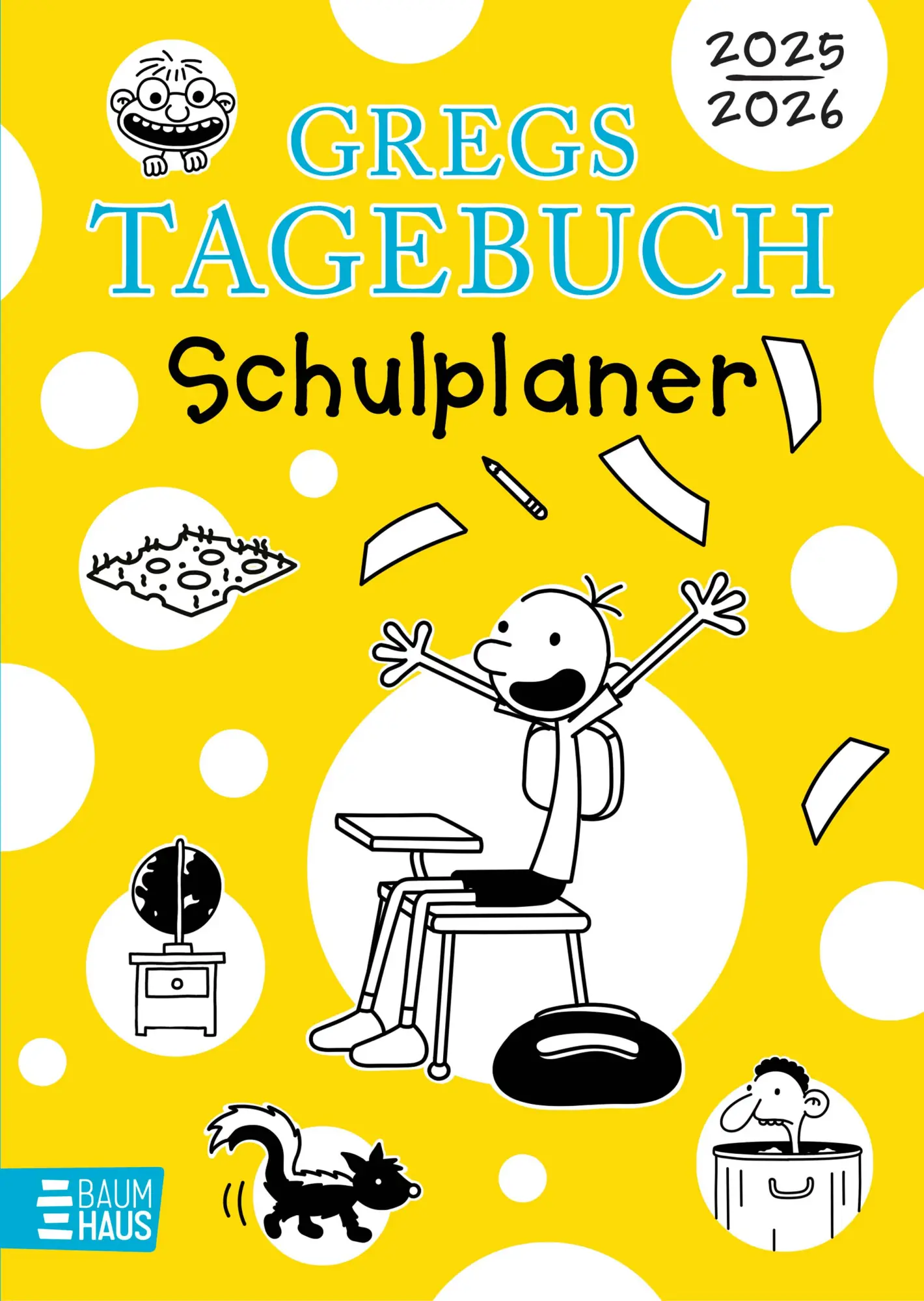 Cover: 9783833910111 | Gregs Tagebuch - Mein Schulplaner 2025/2026 | Jeff Kinney | Kalender