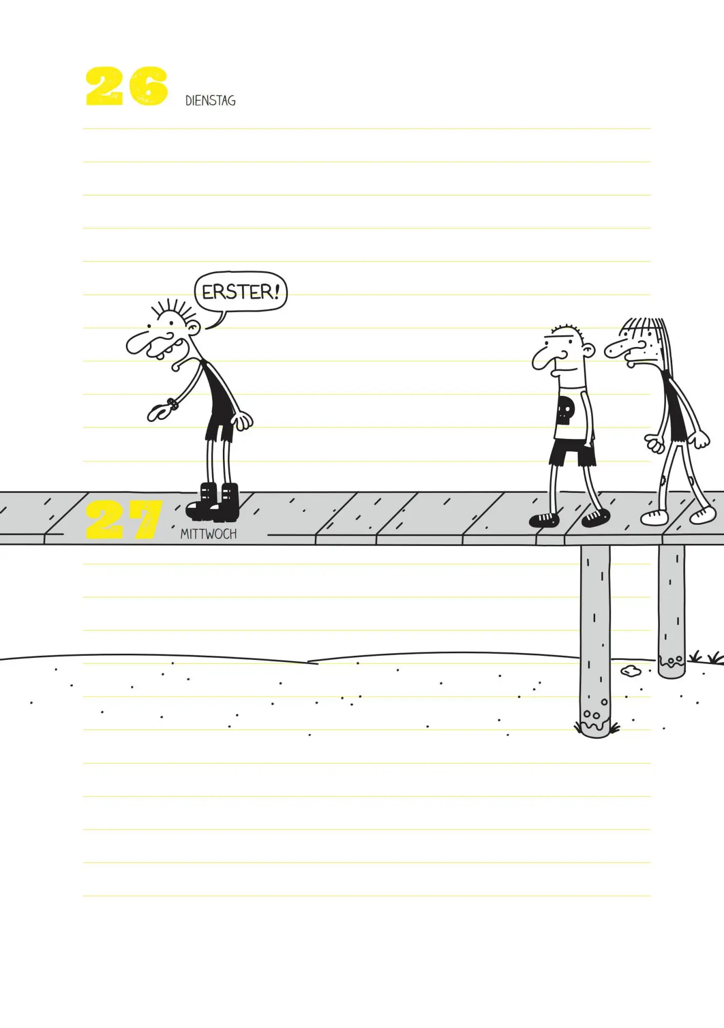 Bild: 9783833910111 | Gregs Tagebuch - Mein Schulplaner 2025/2026 | Jeff Kinney | Kalender