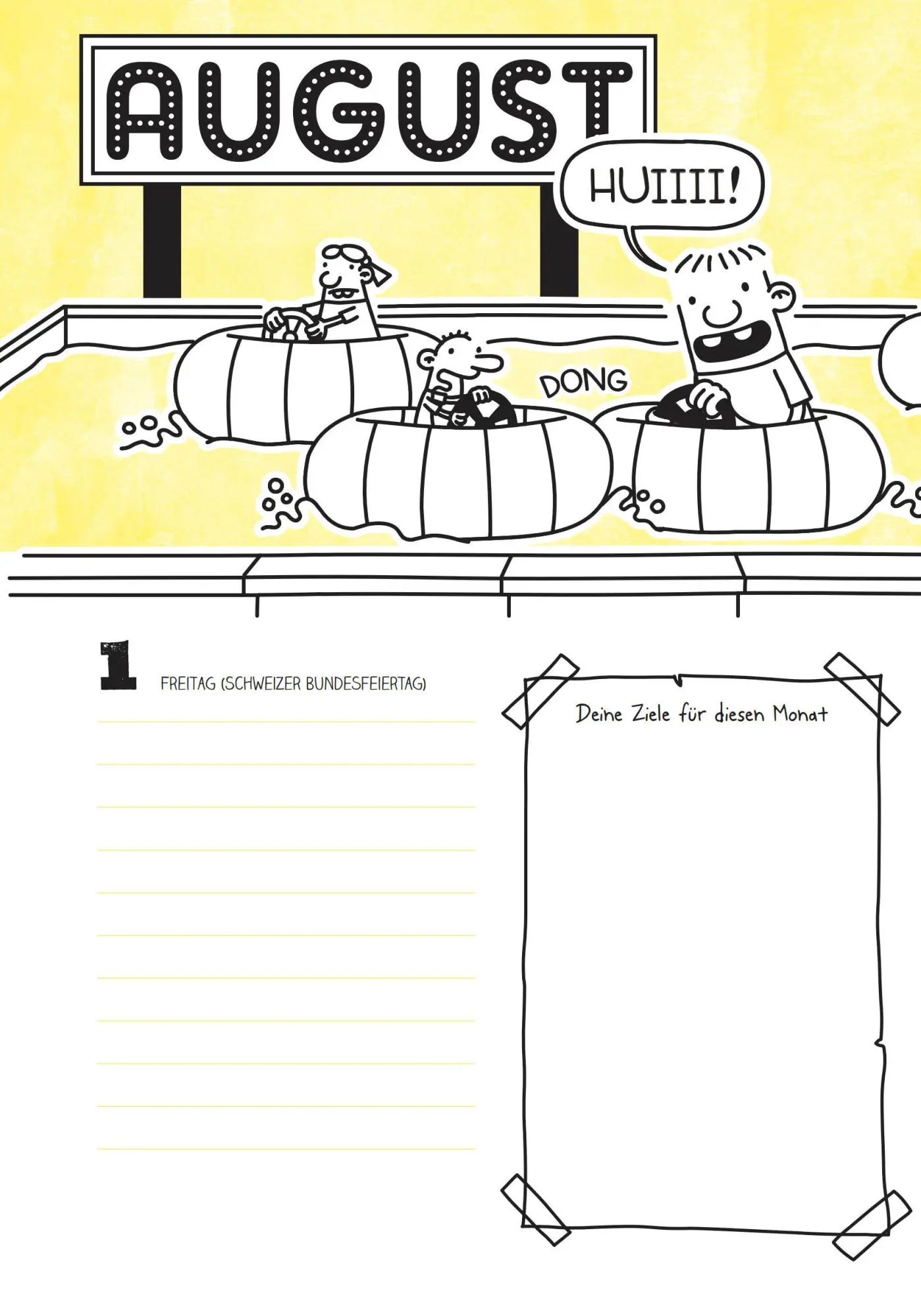 Bild: 9783833910111 | Gregs Tagebuch - Mein Schulplaner 2025/2026 | Jeff Kinney | Kalender