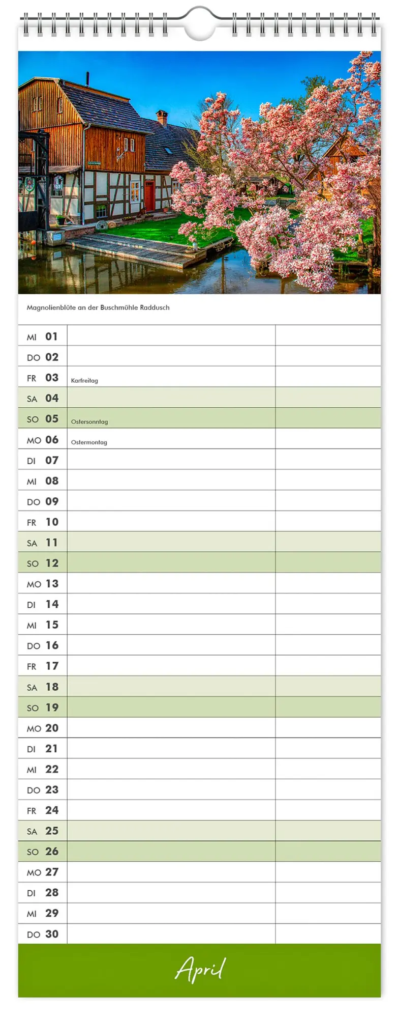 Bild: 9783910680111 | Küchenkalender Spreewald 2026 NEU! inkl. Rezepte | K4 Verlag (u. a.)