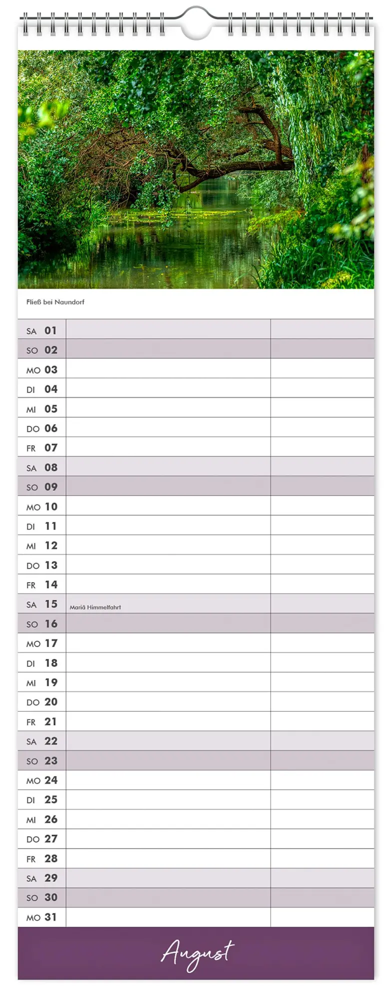 Bild: 9783910680111 | Küchenkalender Spreewald 2026 NEU! inkl. Rezepte | K4 Verlag (u. a.)
