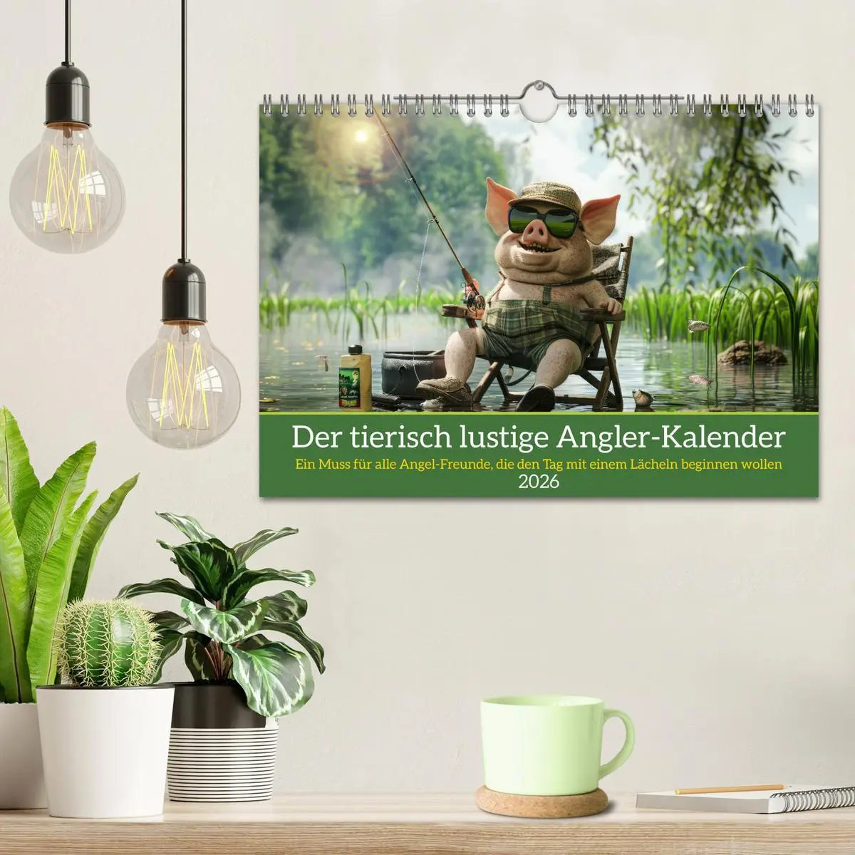 Bild: 9783457320211 | Der tierisch lustige Angler-Kalender (Wandkalender 2026 DIN A4...