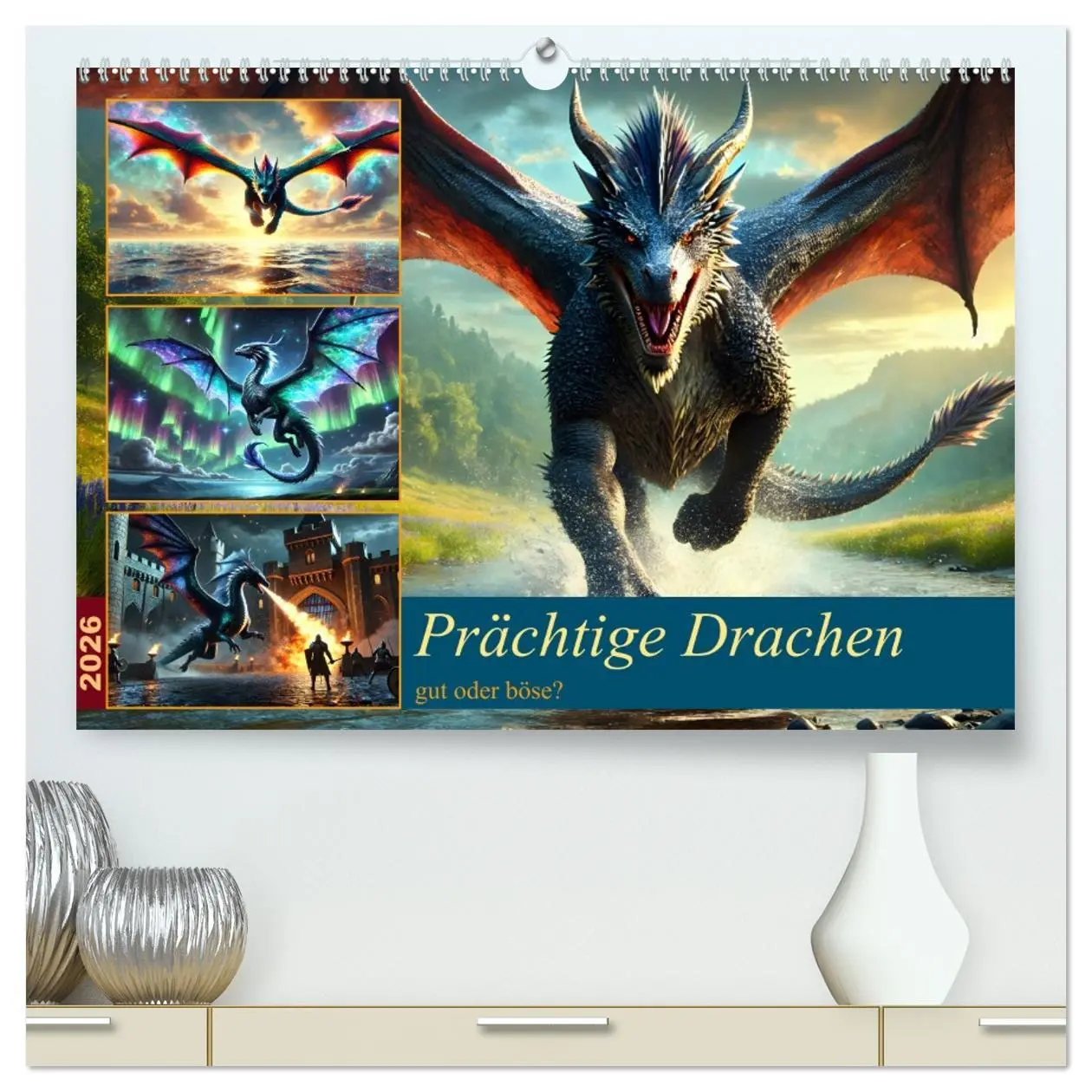Cover: 9783516650211 | Prächtige Drachen, gut oder böse? (hochwertiger Premium...