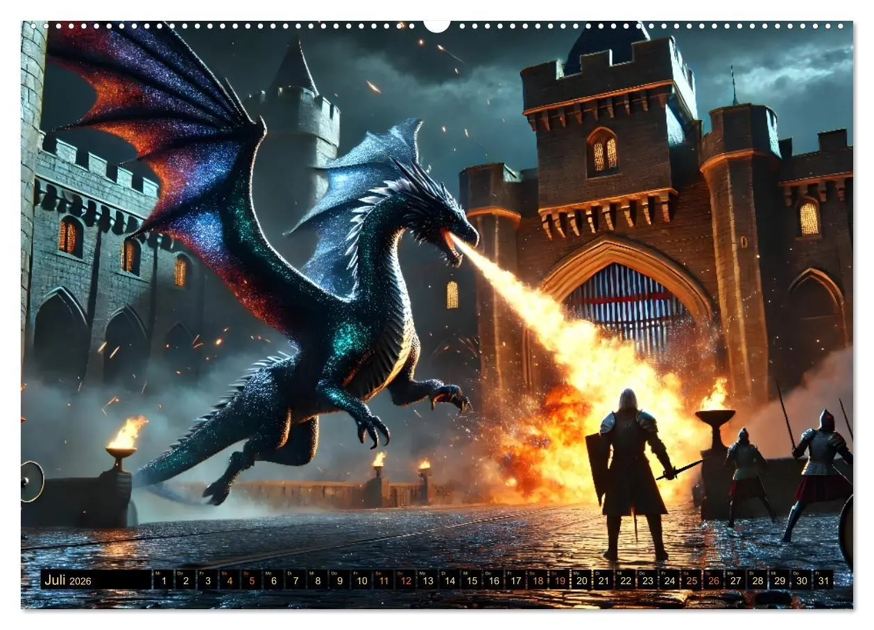 Bild: 9783516650211 | Prächtige Drachen, gut oder böse? (hochwertiger Premium...