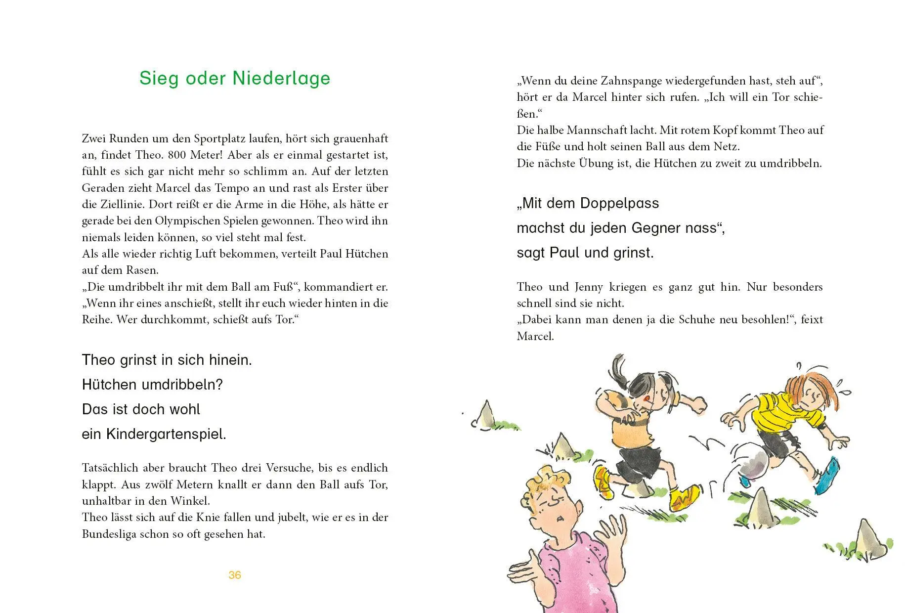 Bild: 9783570180211 | Erst ich ein Stück, dann du - Theo vor, noch ein Tor! | Thilo | Buch