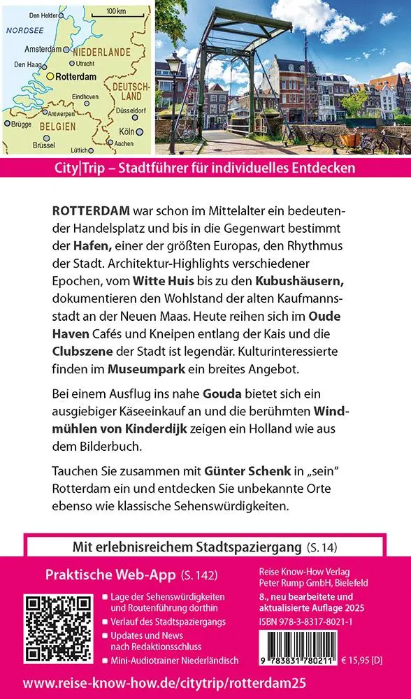 Bild: 9783831780211 | Reise Know-How CityTrip Rotterdam | Günter Schenk | Taschenbuch | 2025