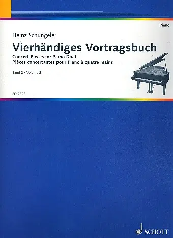 Cover: 9790001040211 | Vierhändiges Vortragsbuch Band 2 für Klavier zu 4 Händen | Buch