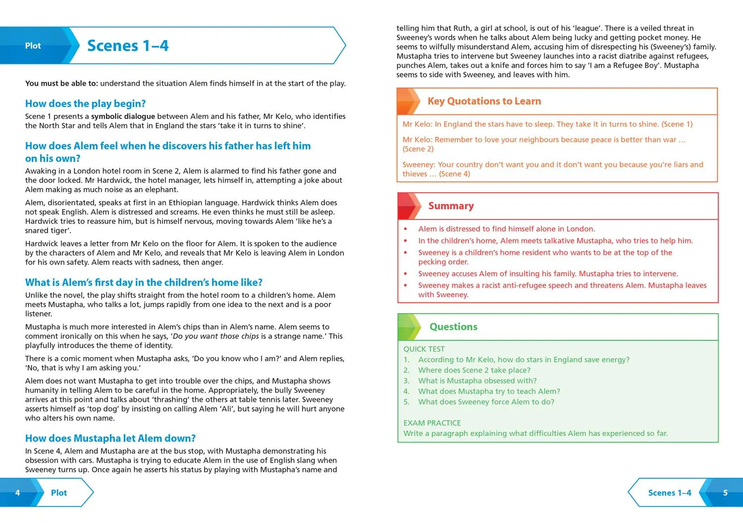 Bild: 9780008520311 | Refugee Boy Edexcel GCSE 9-1 English Literature Text Guide | Maps