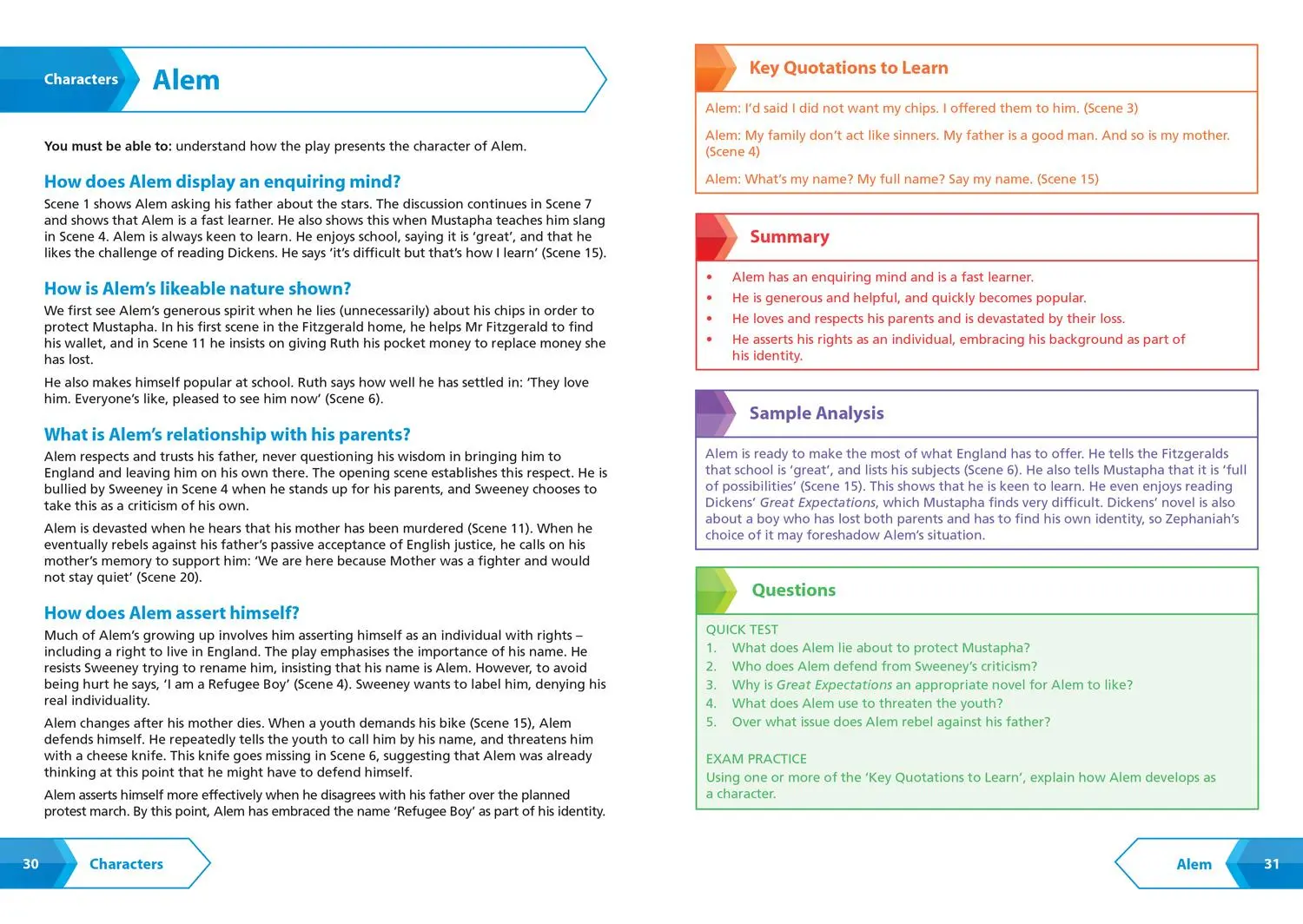 Bild: 9780008520311 | Refugee Boy Edexcel GCSE 9-1 English Literature Text Guide | Maps