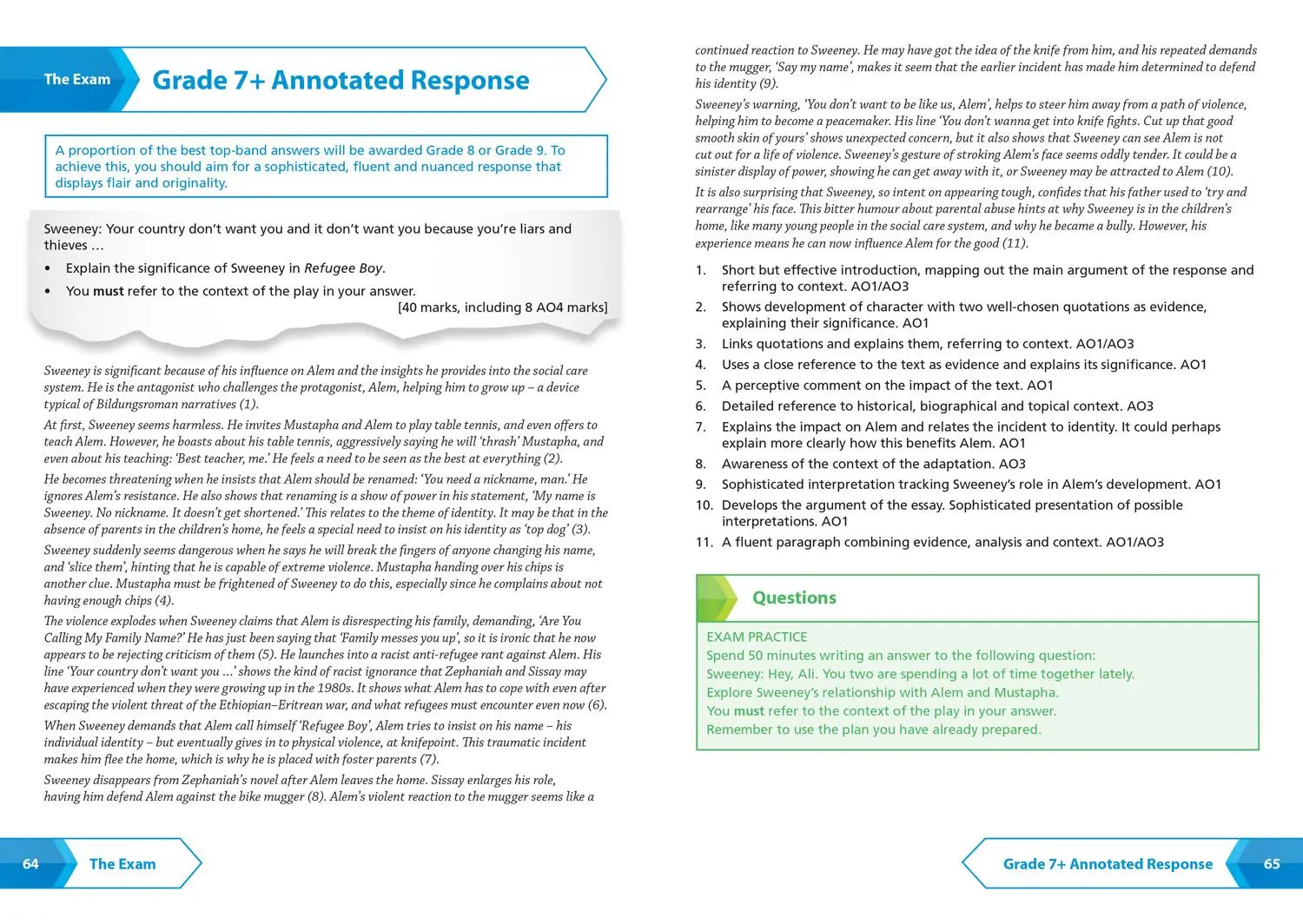Bild: 9780008520311 | Refugee Boy Edexcel GCSE 9-1 English Literature Text Guide | Maps