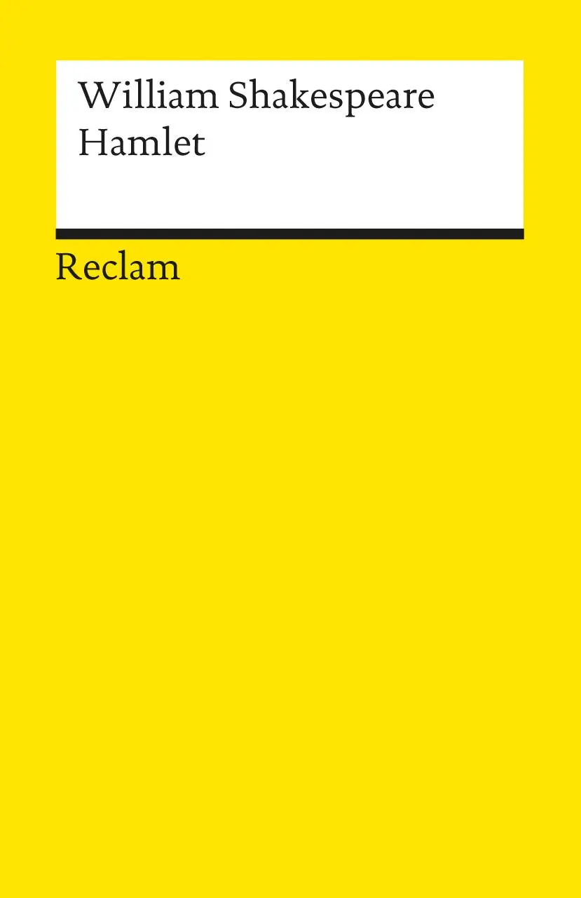Cover: 9783150000311 | Hamlet | William Shakespeare | Taschenbuch | 170 S. | Deutsch | 2001