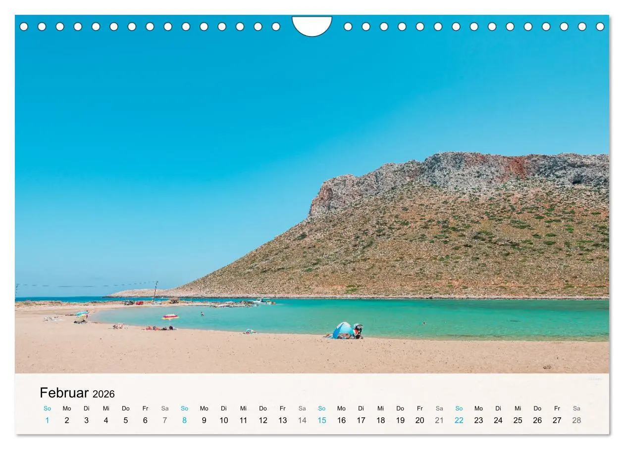 Bild: 9783457550311 | Kreta - Die schönsten Strände (Wandkalender 2026 DIN A4 quer),...