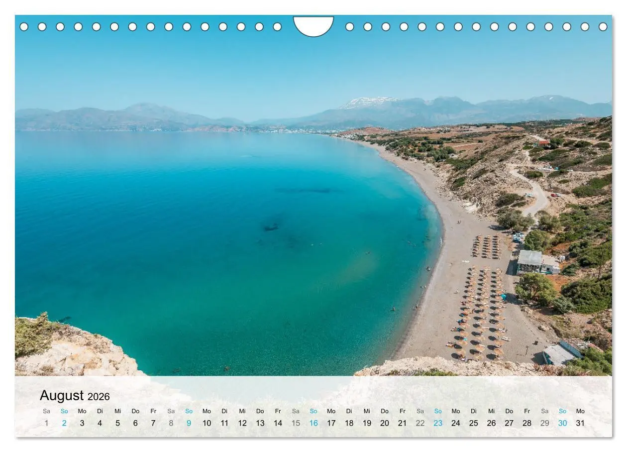 Bild: 9783457550311 | Kreta - Die schönsten Strände (Wandkalender 2026 DIN A4 quer),...