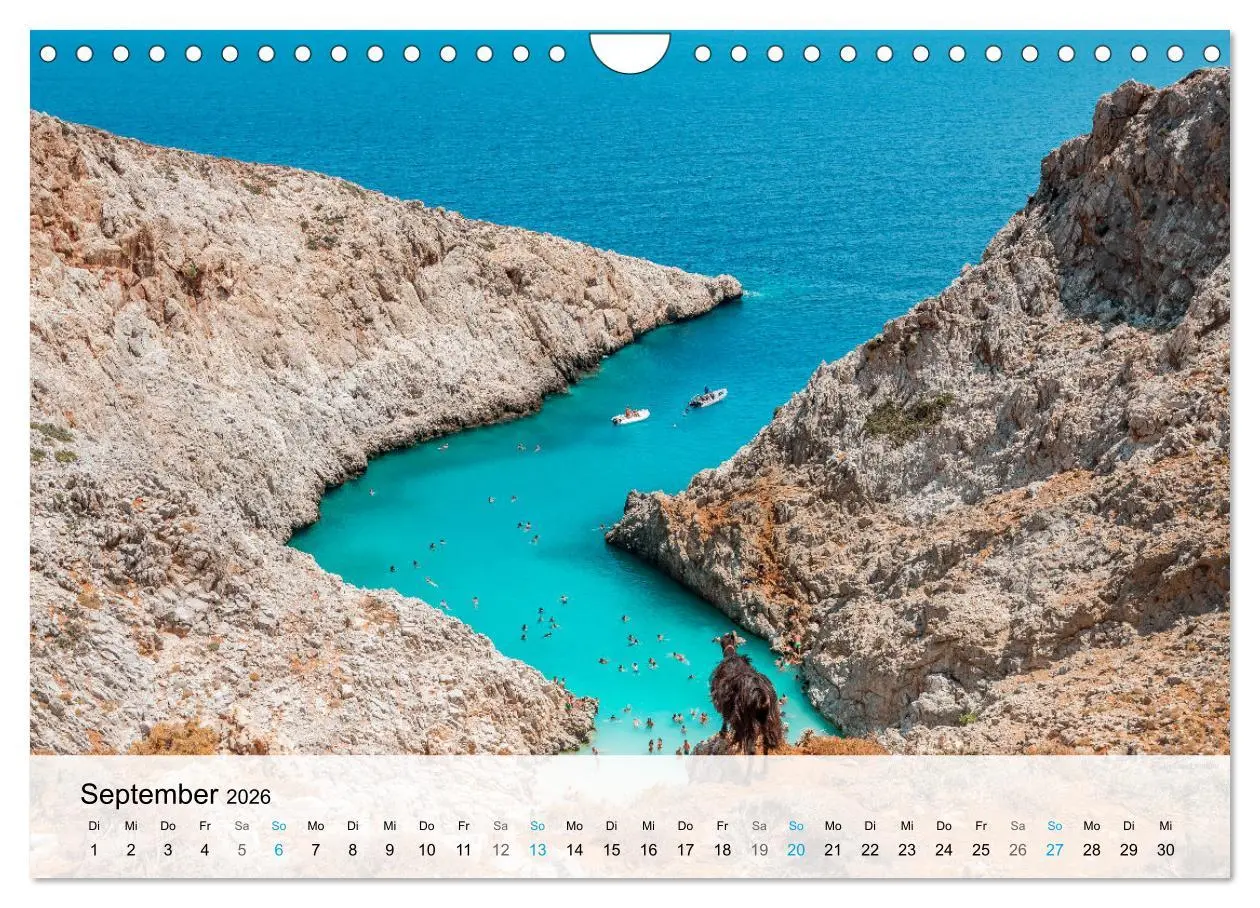 Bild: 9783457550311 | Kreta - Die schönsten Strände (Wandkalender 2026 DIN A4 quer),...