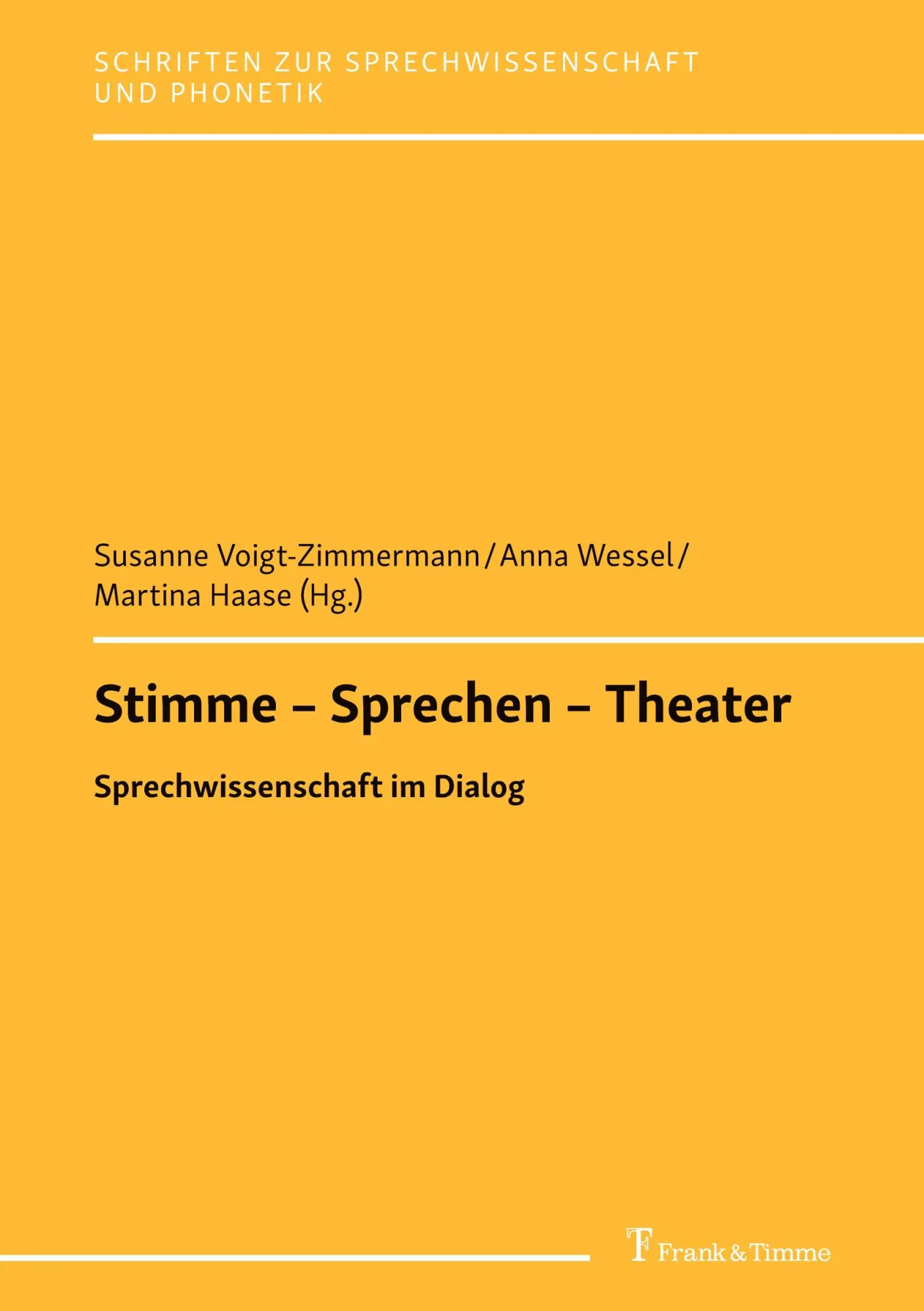 Cover: 9783732910311 | Stimme ¿ Sprechen ¿ Theater | Sprechwissenschaft im Dialog | Buch