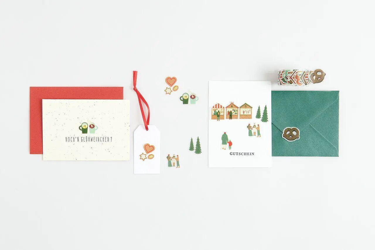 Washi Sticker Weihnachtsmarkt FSC MIX