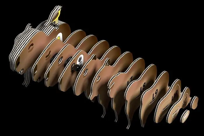 Bild: 9421036940411 | EUGY - 3D Bastelset Wasserschwein | Kit (Bastelset) | 650120 | 2025