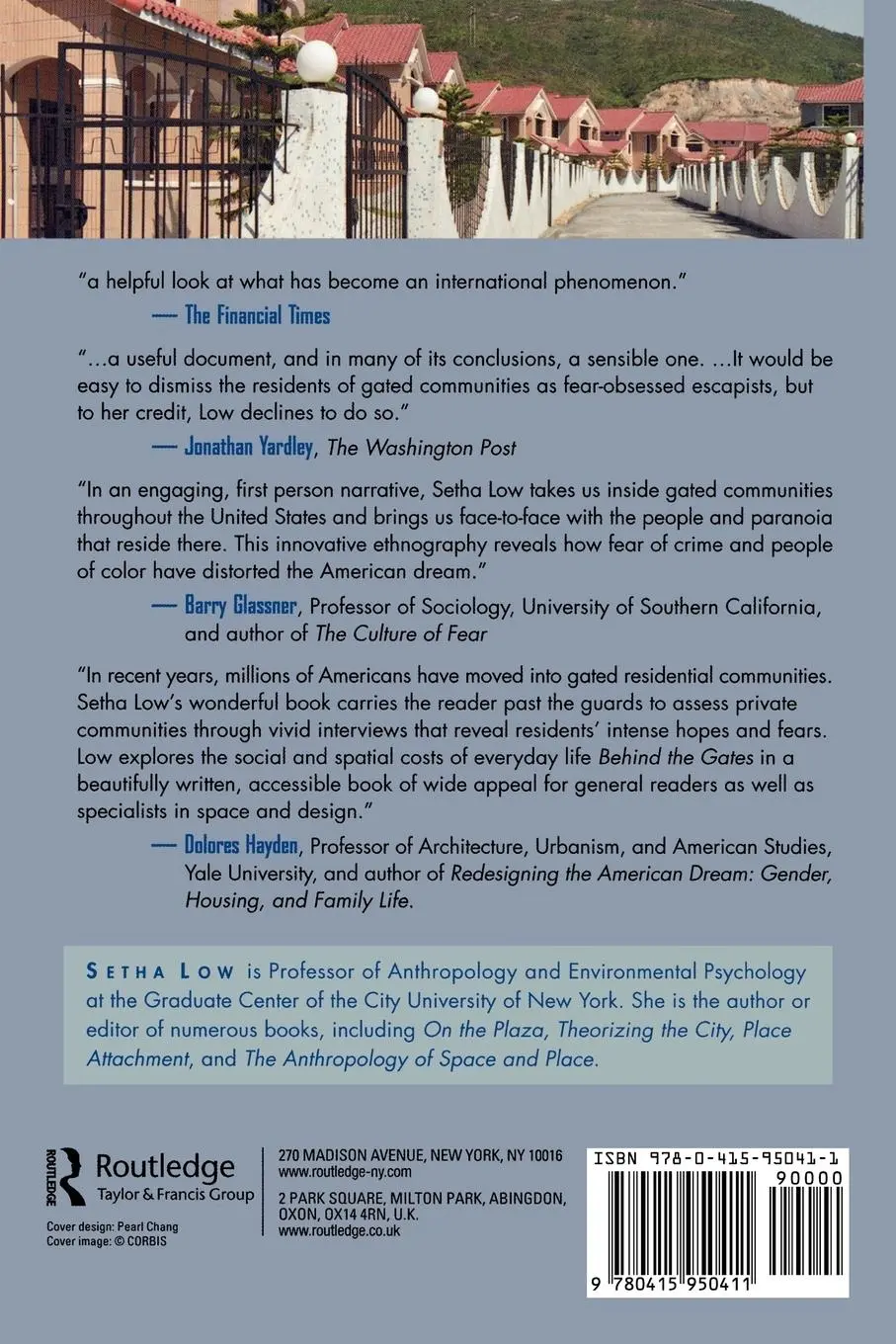 Rückseite: 9780415950411 | Behind the Gates | Setha Low | Taschenbuch | Englisch | 2004