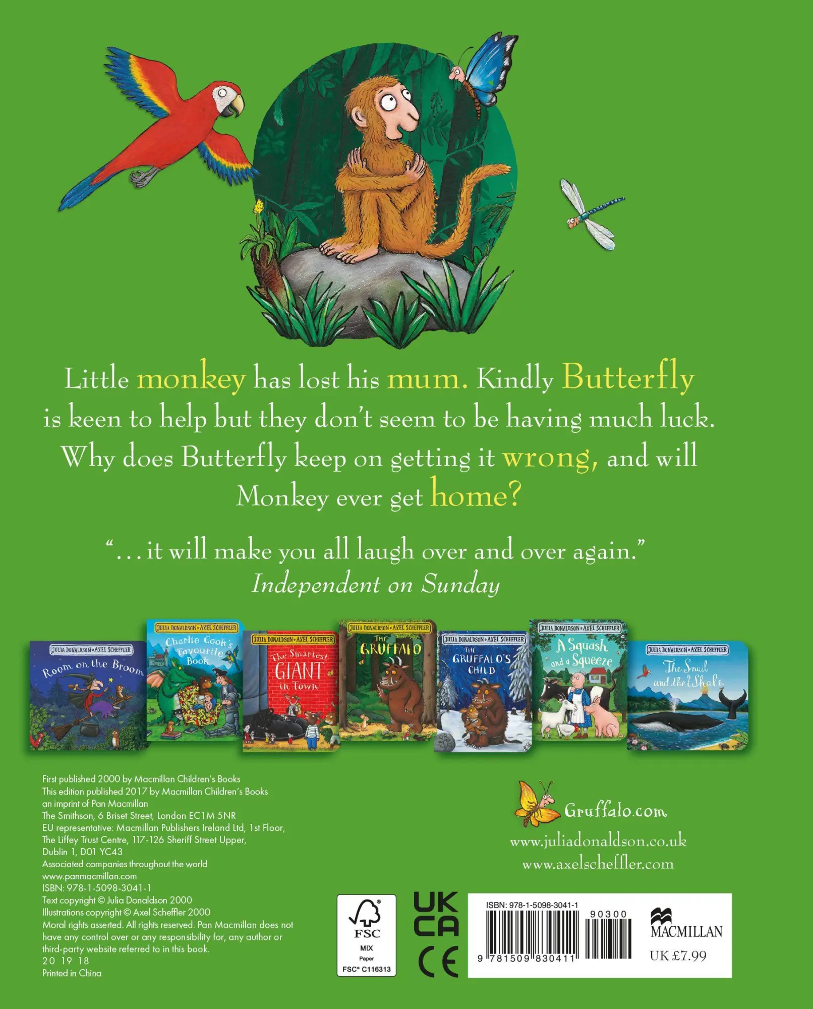 Bild: 9781509830411 | Monkey Puzzle | Julia Donaldson | Buch | 24 S. | Englisch | 2017