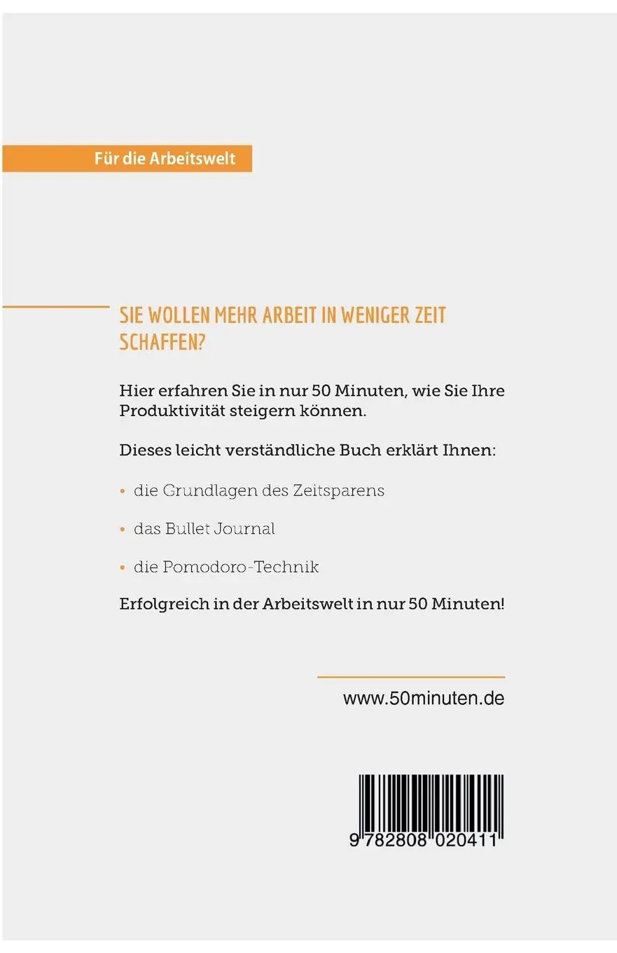 Rückseite: 9782808020411 | Produktiver arbeiten | Karine Desprez | Taschenbuch | Coaching | 66 S.