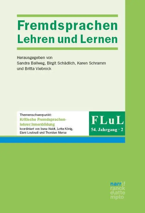 Cover: 9783381140411 | FLuL - Fremdsprachen Lehren und Lernen 54, 2 | Schädlich (u. a.)
