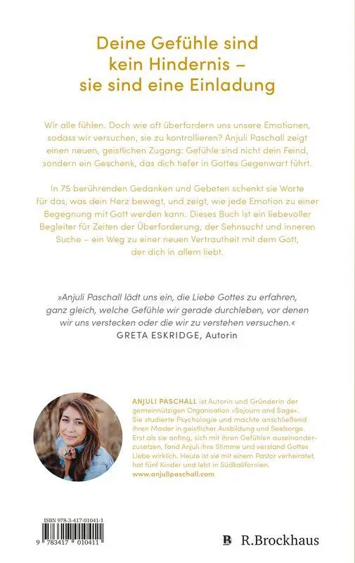 Bild: 9783417010411 | Feel | Gebete und Gedanken für jede Emotion | Anjuli Paschall | Buch