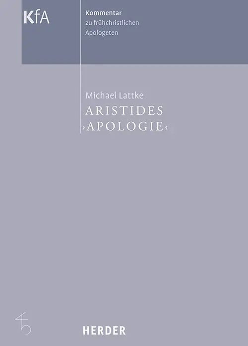 Cover: 9783451290411 | Aristides "Apologie" | Michael Lattke | Buch | 416 S. | Deutsch | 2018