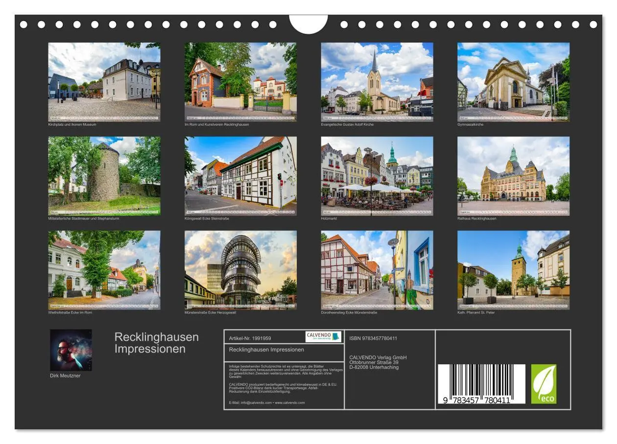 Bild: 9783457780411 | Recklinghausen Impressionen (Wandkalender 2026 DIN A4 quer),...