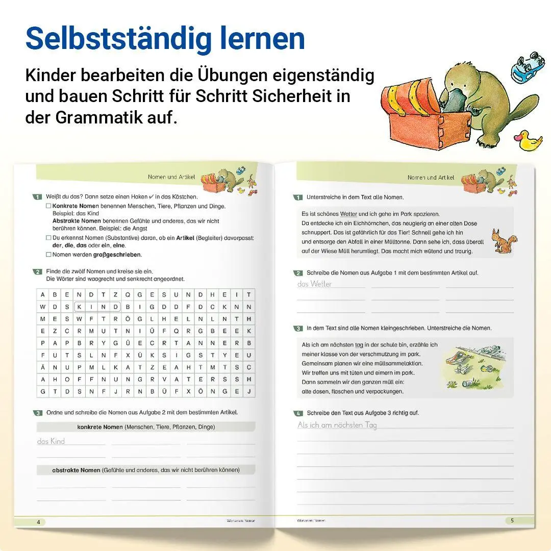 Bild: 9783619520411 | Grammatik mit Rico Schnabel, Klasse 5 | Stefanie Drecktrah (u. a.)