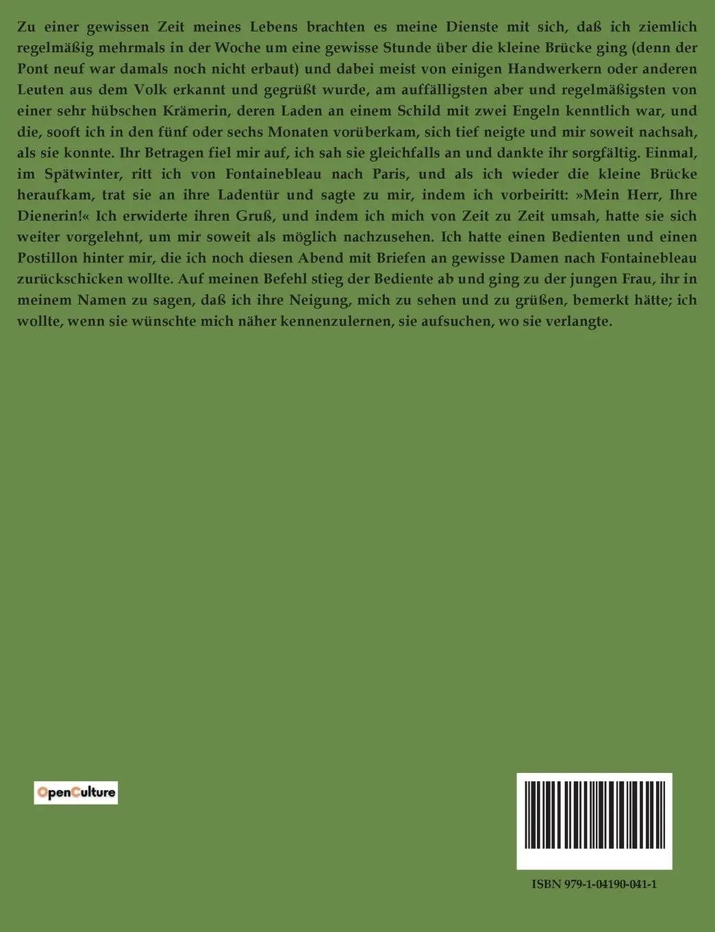 Rückseite: 9791041900411 | Erlebnis des Marschalls von Bassompierre | Hugo von Hofmannstha | Buch