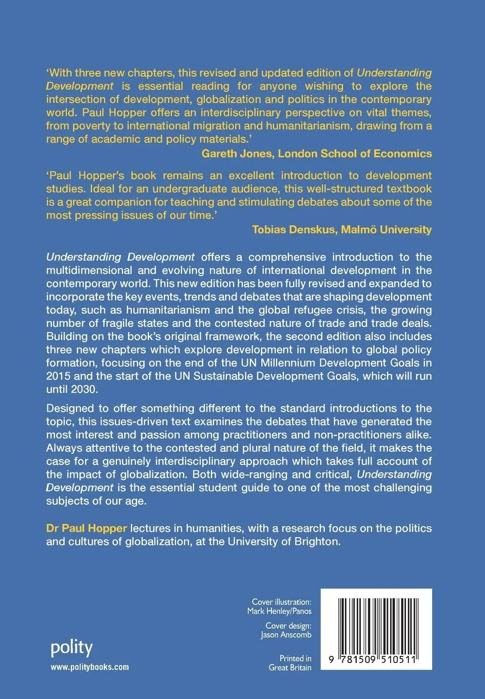 Rückseite: 9781509510511 | Understanding Development (Second Edition, Fully Revised and Expanded)