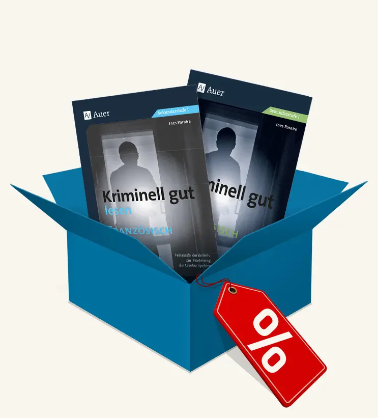 Cover: 9783403690511 | Paket: Kriminell gut lesen Französisch Klassen 5 bis 10 | Broschüre
