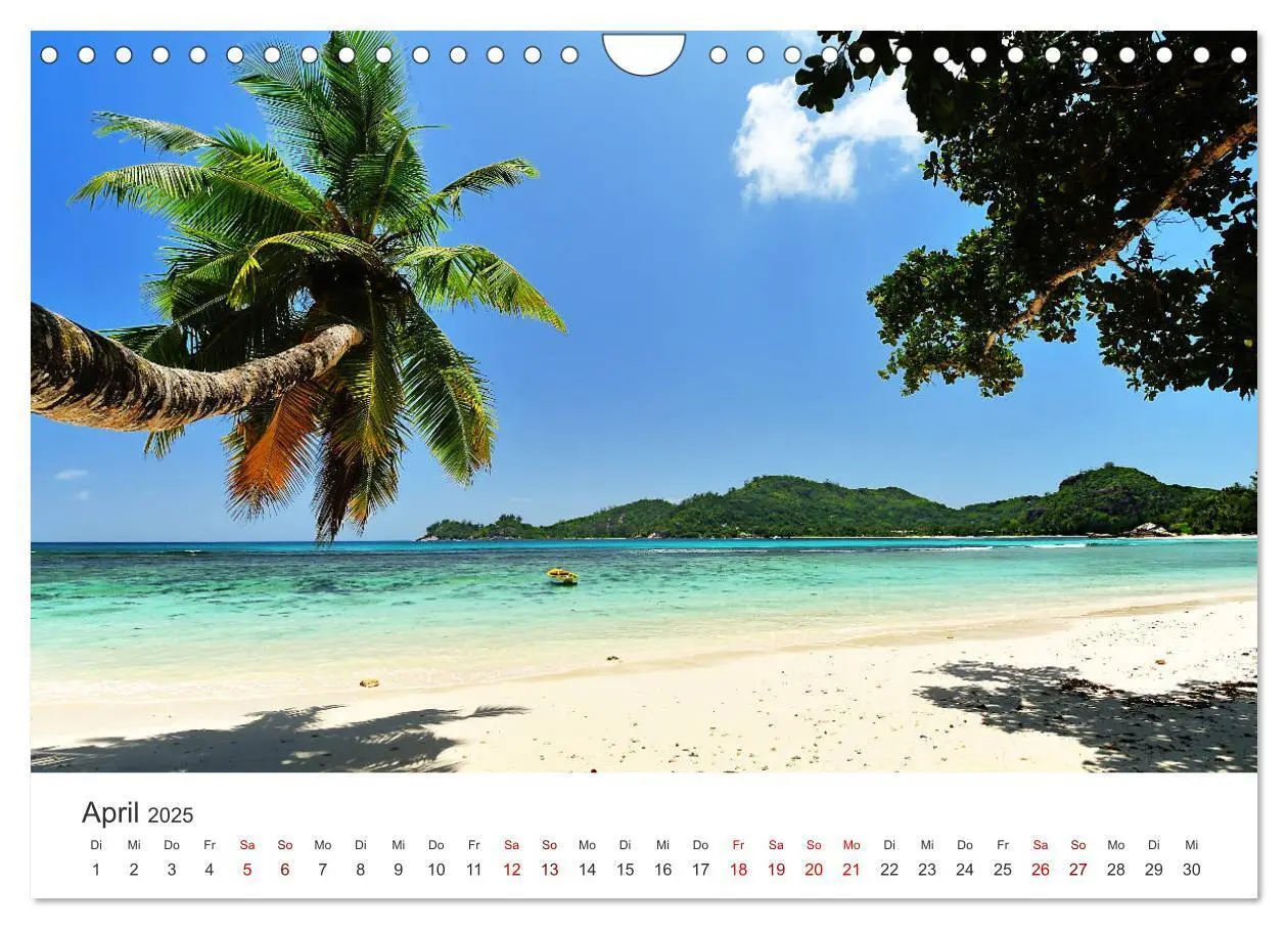 Bild: 9783435440511 | Traumstrände der Seychellen (Wandkalender 2025 DIN A4 quer),...