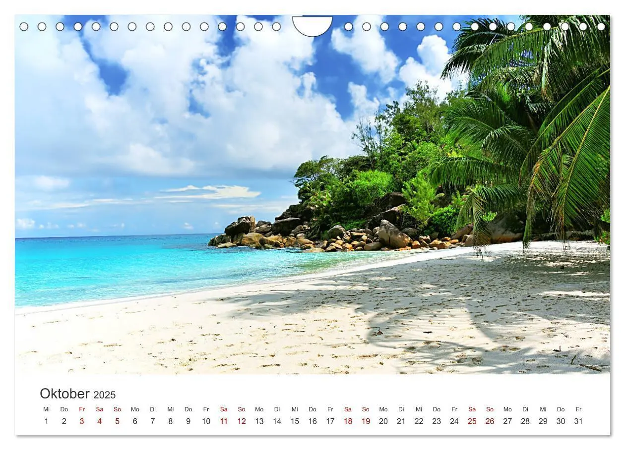 Bild: 9783435440511 | Traumstrände der Seychellen (Wandkalender 2025 DIN A4 quer),...