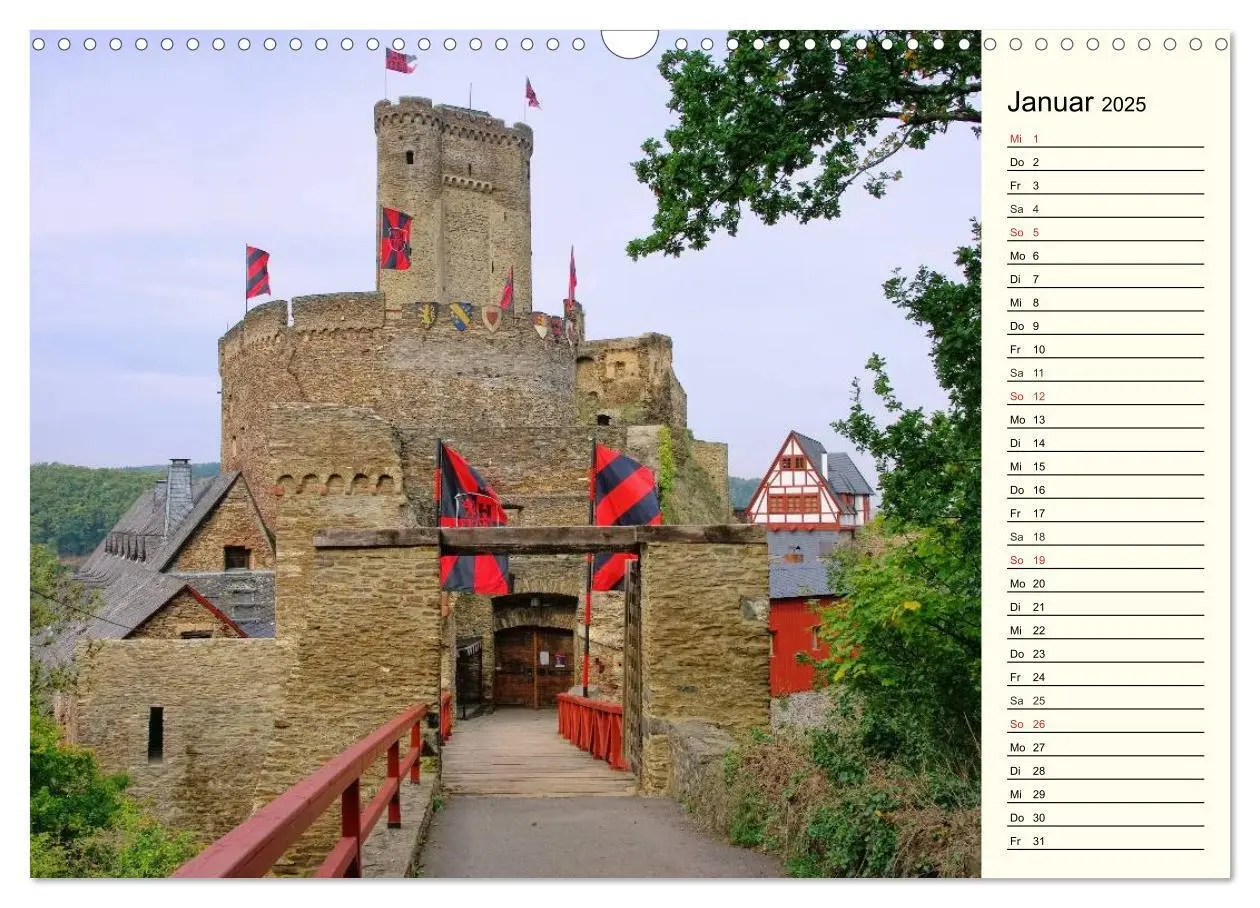 Bild: 9783435510511 | Entlang der Mosel (Wandkalender 2025 DIN A3 quer), CALVENDO...
