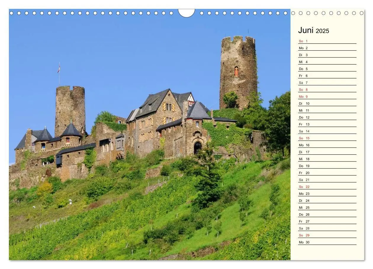 Bild: 9783435510511 | Entlang der Mosel (Wandkalender 2025 DIN A3 quer), CALVENDO...