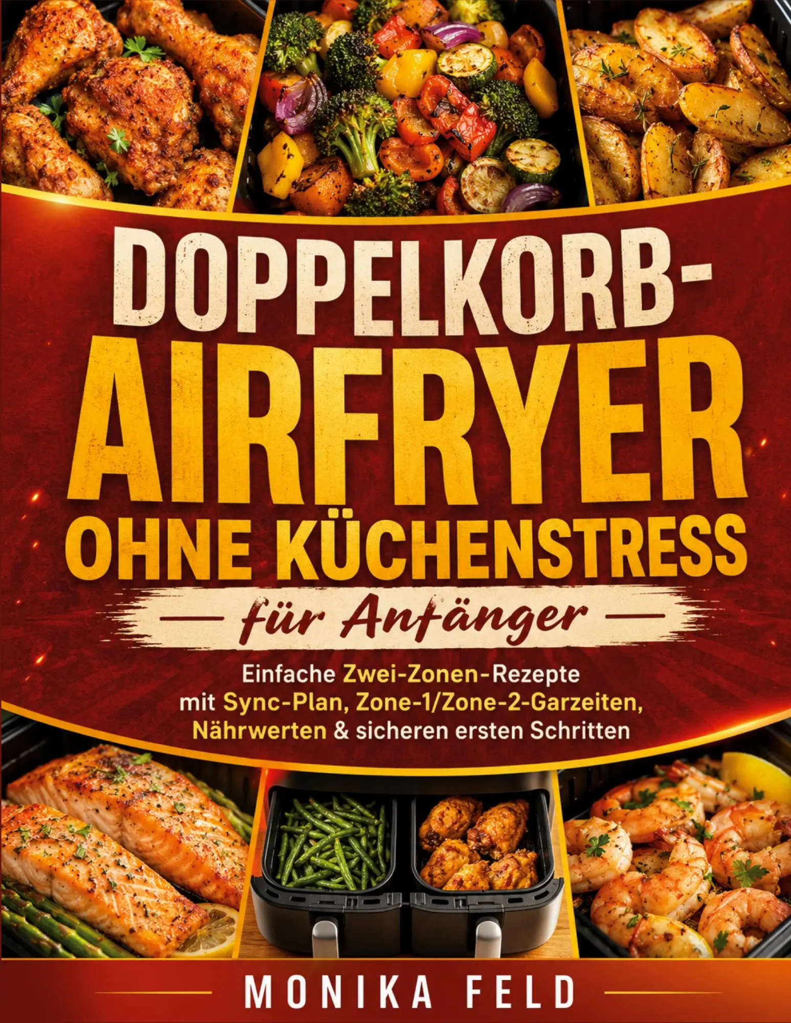 Cover: 9783696360511 | Doppelkorb-Airfryer ohne Küchenstress für Anfänger | Monika Feld