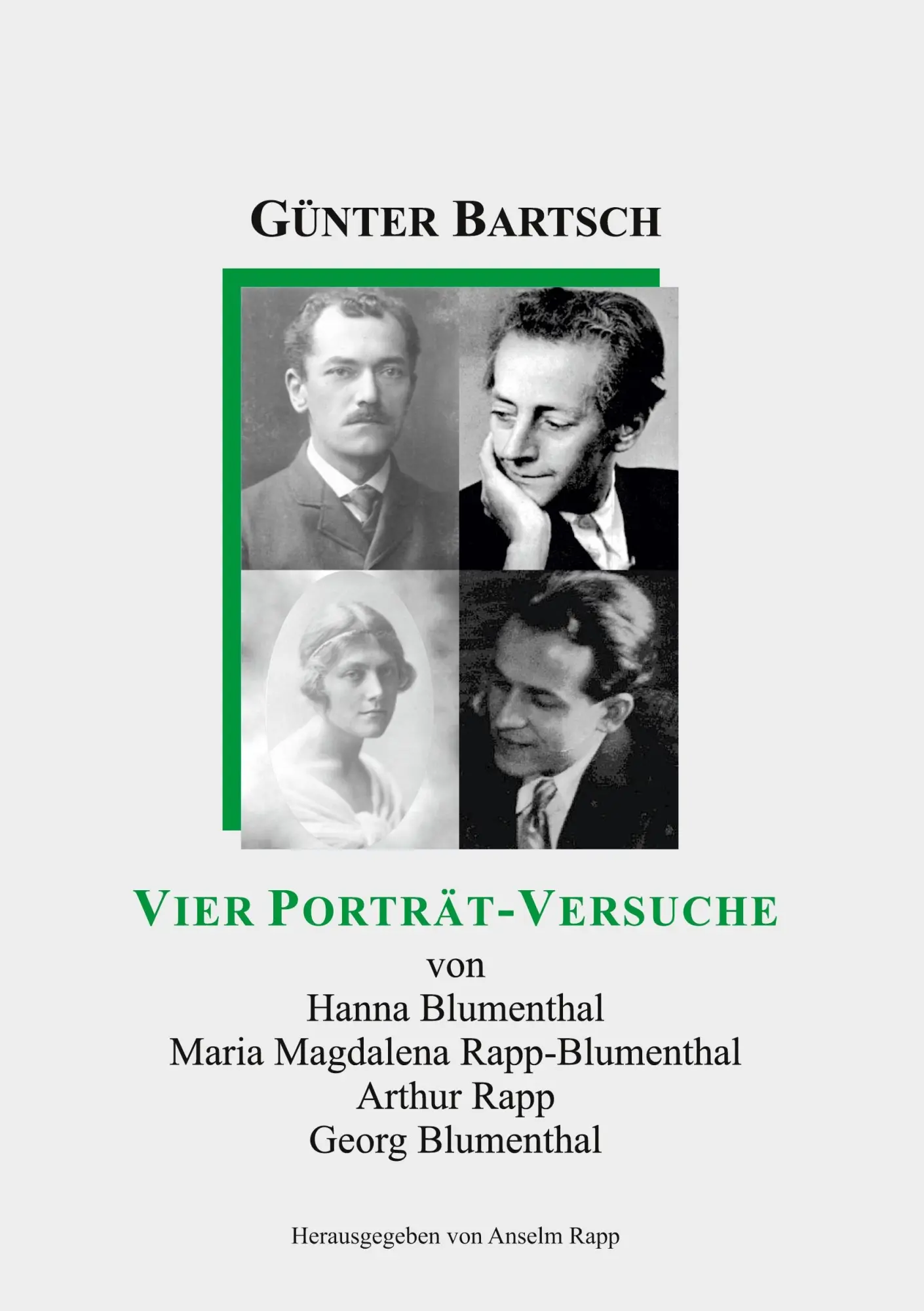 Cover: 9783759720511 | Vier Porträt-Versuche | Günter Bartsch | Taschenbuch | Paperback