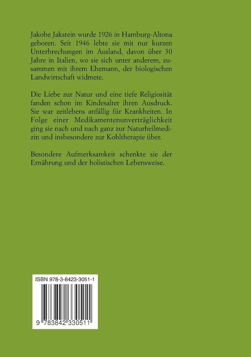 Rückseite: 9783842330511 | Wunderheilmittel Kohl | Die heilende Kraft der Kohlblätter | Jakstein