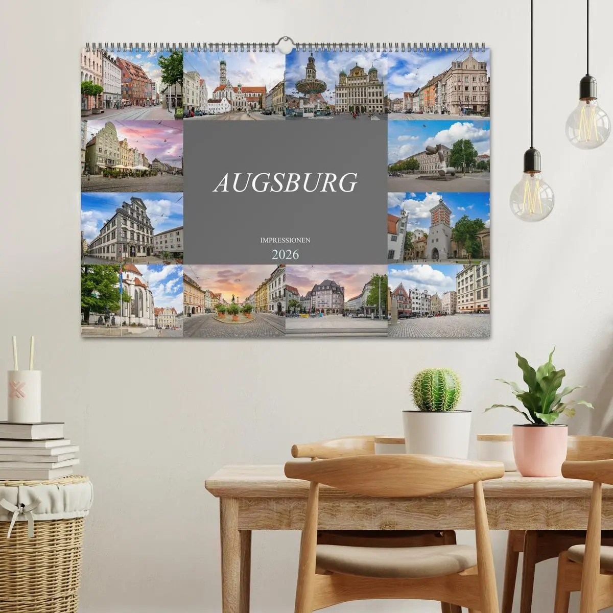 Bild: 9783457450611 | Augsburg Impressionen (Wandkalender 2026 DIN A2 quer), CALVENDO...