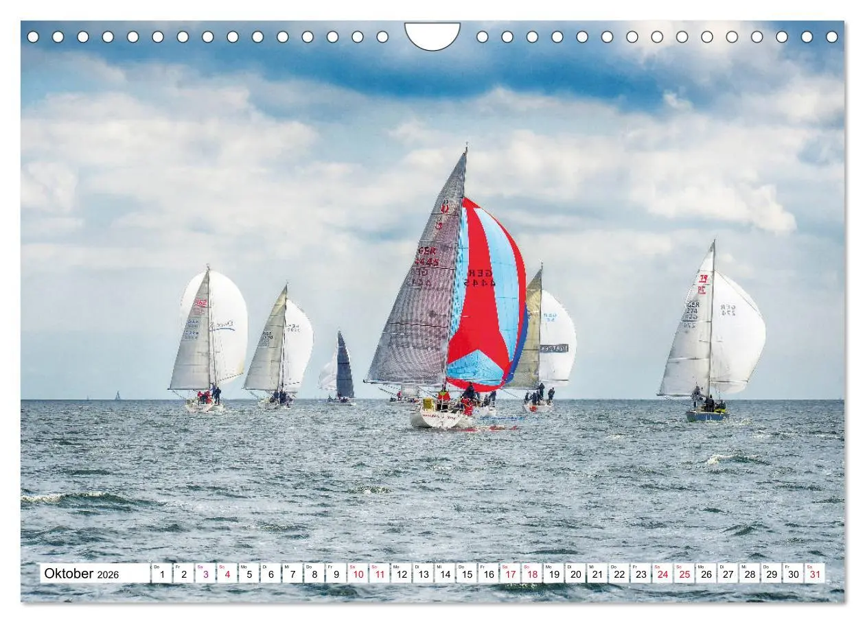 Bild: 9783457830611 | Leidenschaft Segeln (Wandkalender 2026 DIN A4 quer), CALVENDO...
