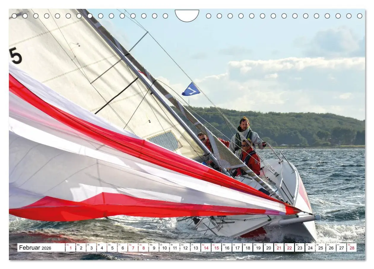 Bild: 9783457830611 | Leidenschaft Segeln (Wandkalender 2026 DIN A4 quer), CALVENDO...