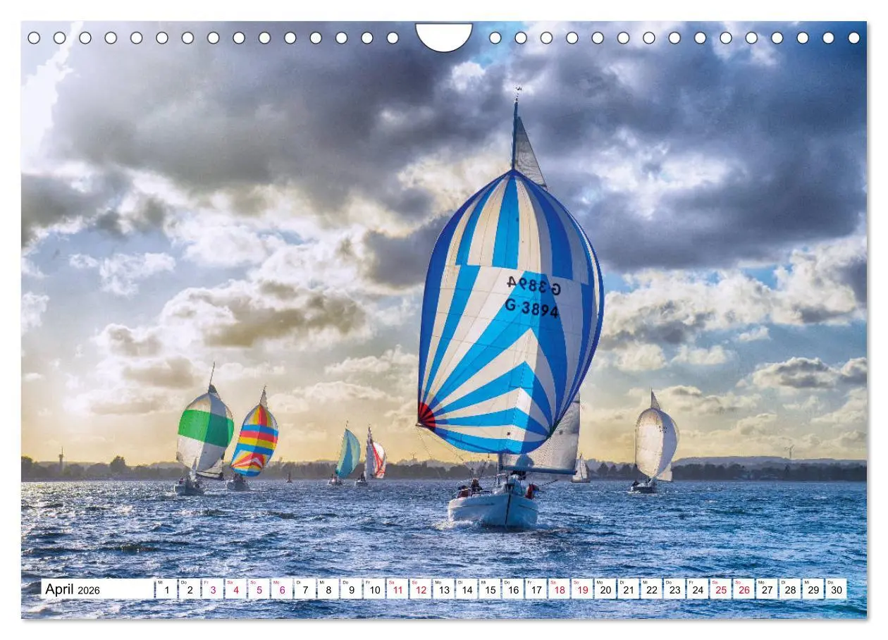 Bild: 9783457830611 | Leidenschaft Segeln (Wandkalender 2026 DIN A4 quer), CALVENDO...
