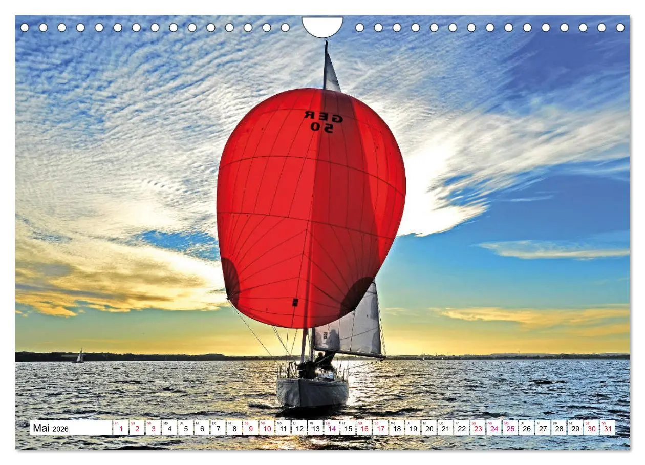 Bild: 9783457830611 | Leidenschaft Segeln (Wandkalender 2026 DIN A4 quer), CALVENDO...