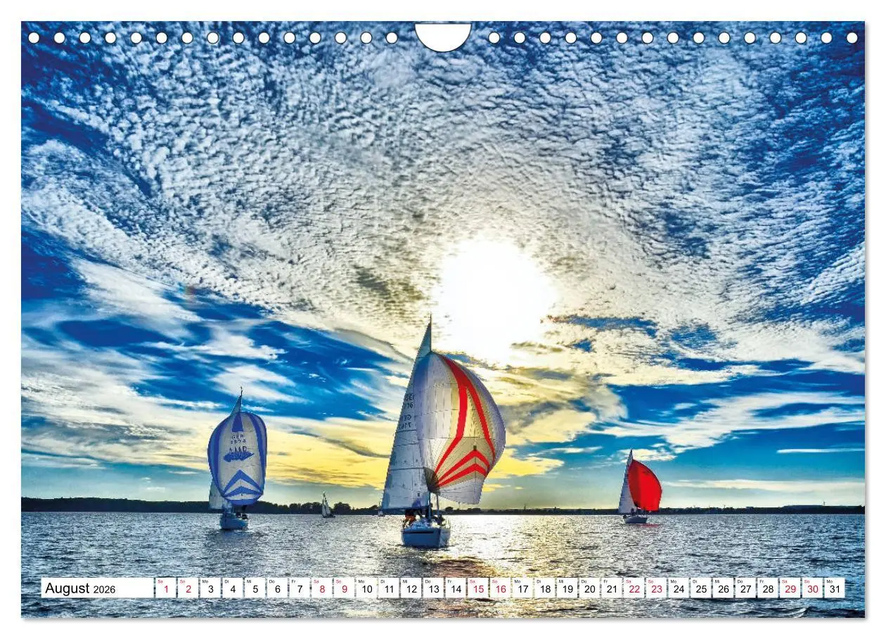 Bild: 9783457830611 | Leidenschaft Segeln (Wandkalender 2026 DIN A4 quer), CALVENDO...