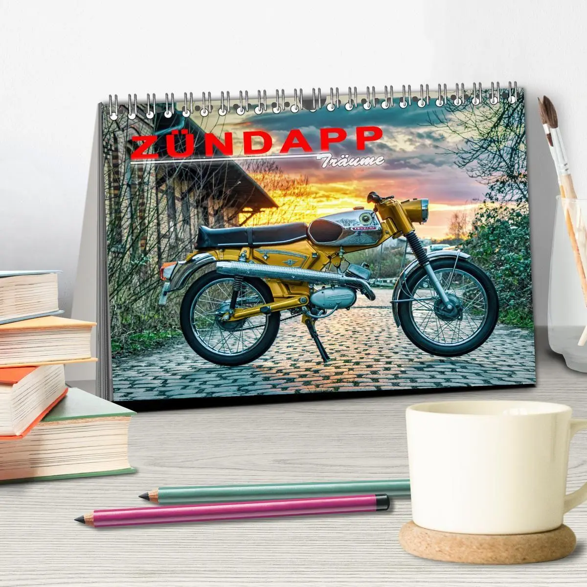 Bild: 9783569180611 | Zündapp-Träume (Tischkalender 2027 DIN A5 quer), CALVENDO...
