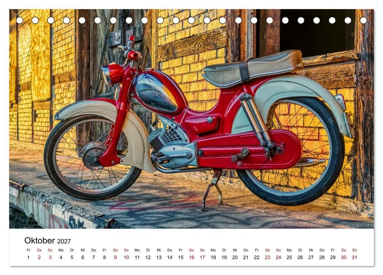 Bild: 9783569180611 | Zündapp-Träume (Tischkalender 2027 DIN A5 quer), CALVENDO...