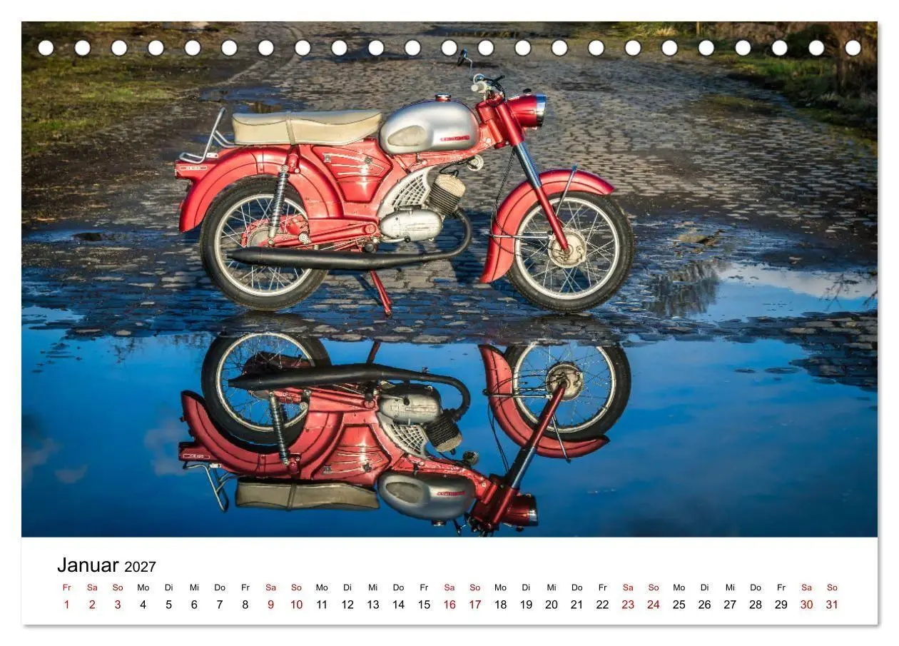 Bild: 9783569180611 | Zündapp-Träume (Tischkalender 2027 DIN A5 quer), CALVENDO...