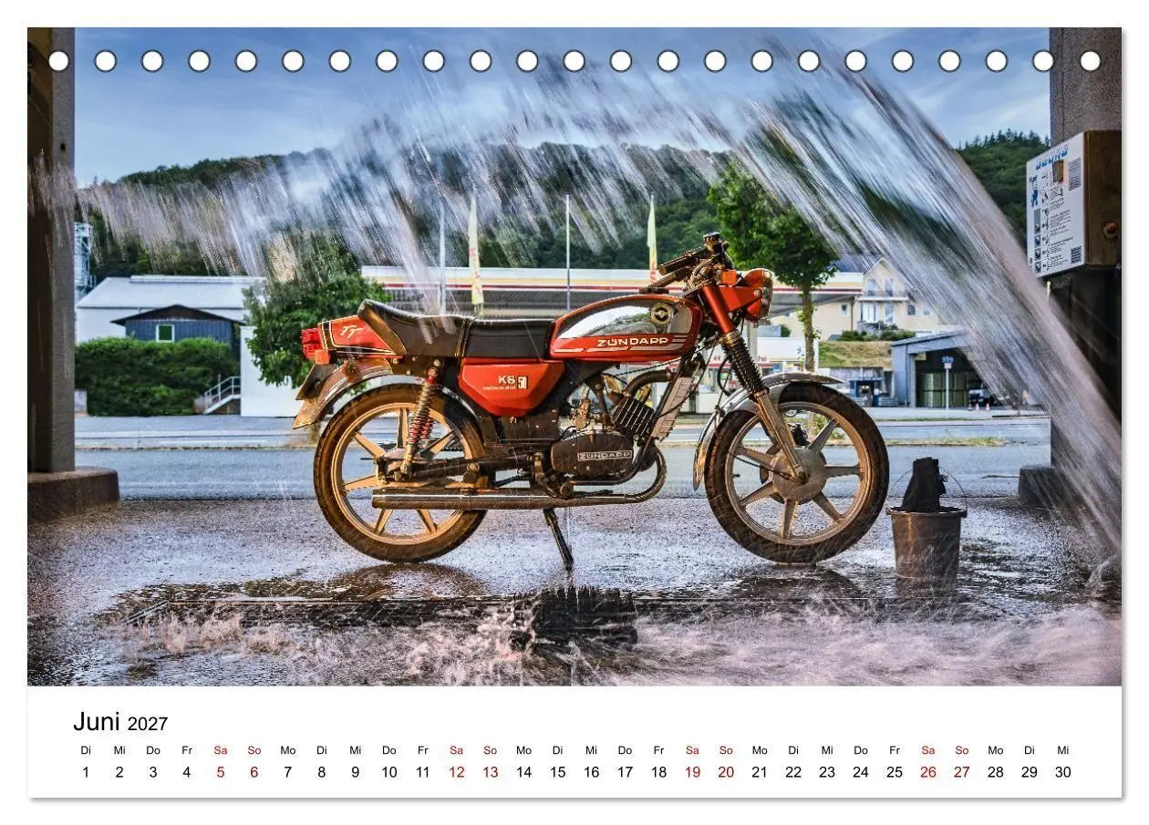 Bild: 9783569180611 | Zündapp-Träume (Tischkalender 2027 DIN A5 quer), CALVENDO...